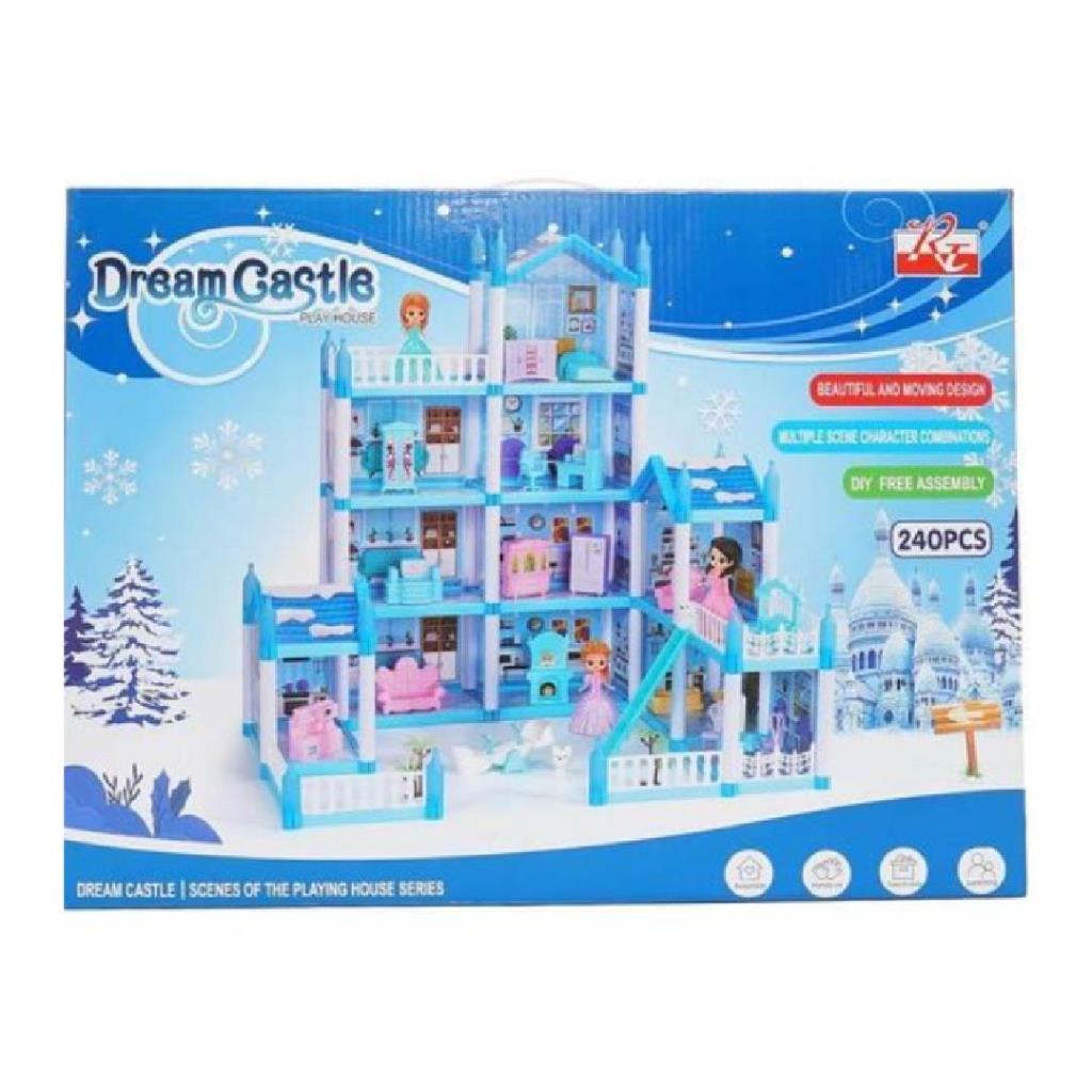 Dream Castle Dollhouse Building Set – 178 Pieces